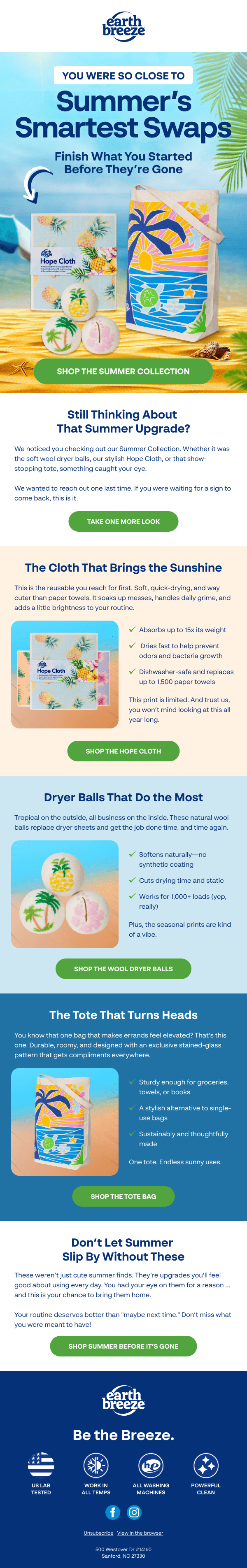 Earth Breeze Campaign